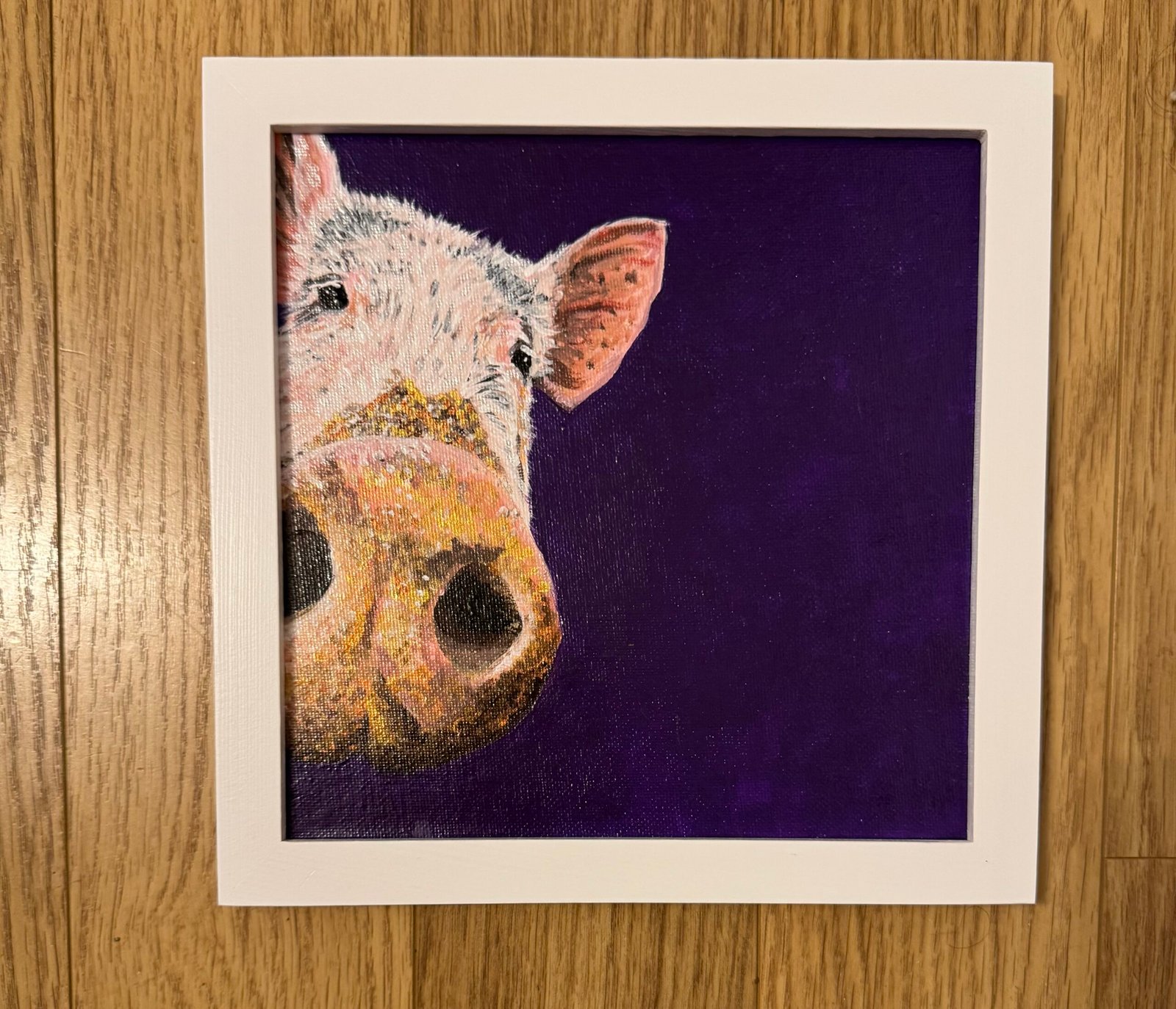 Curious pig - SOLD
