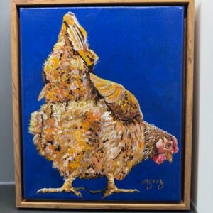 Chicken from the rear 25 x30 cm