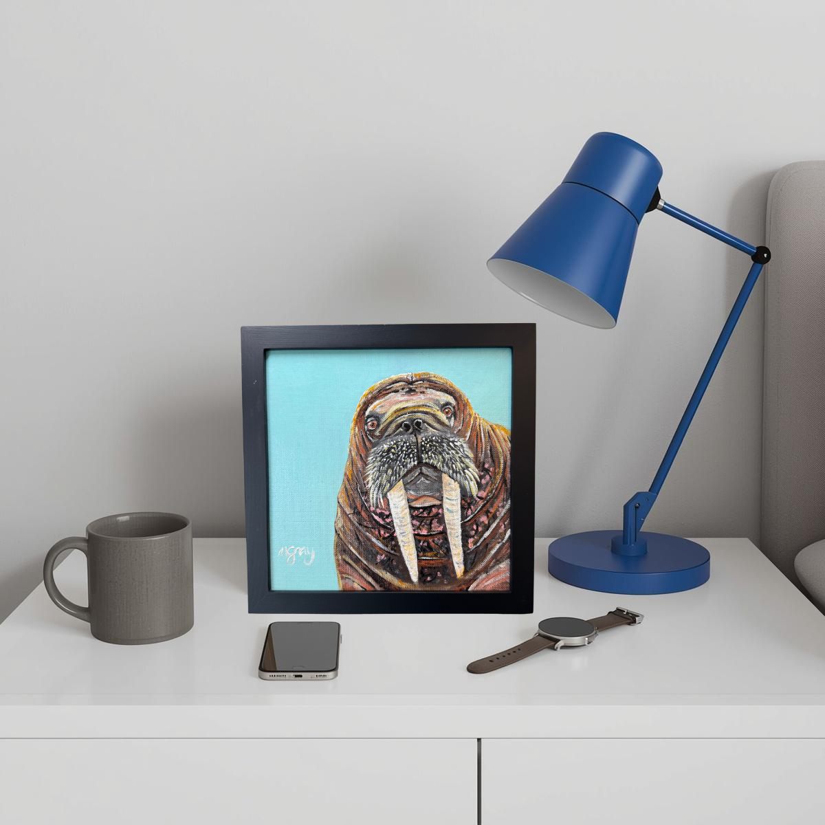 Walrus 20 x 20cm - Image 3