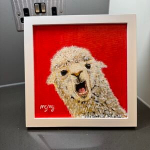 Llama drama 20 x 20 cm