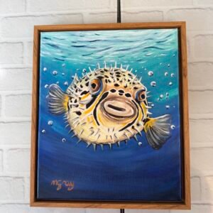 Puffer fish 25 x30 cm